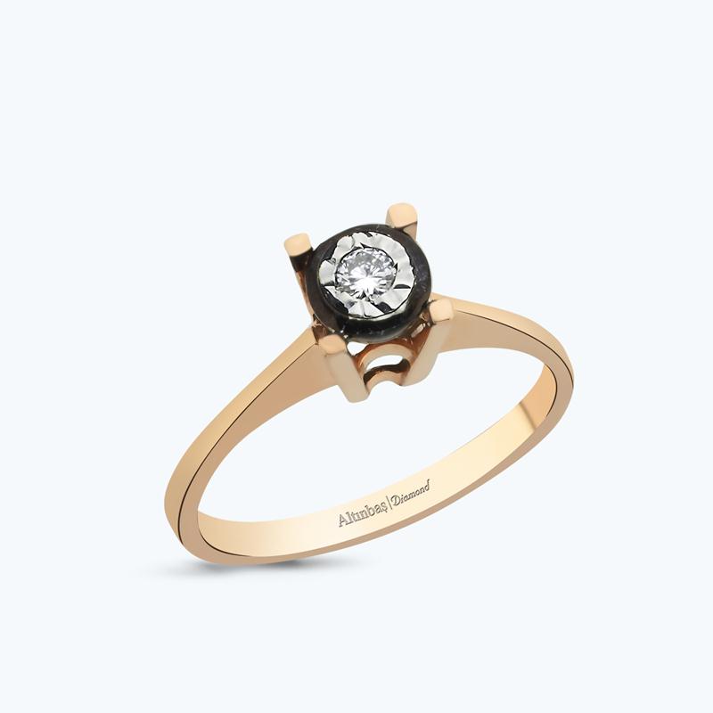 Elmas Tektaş Yüzük