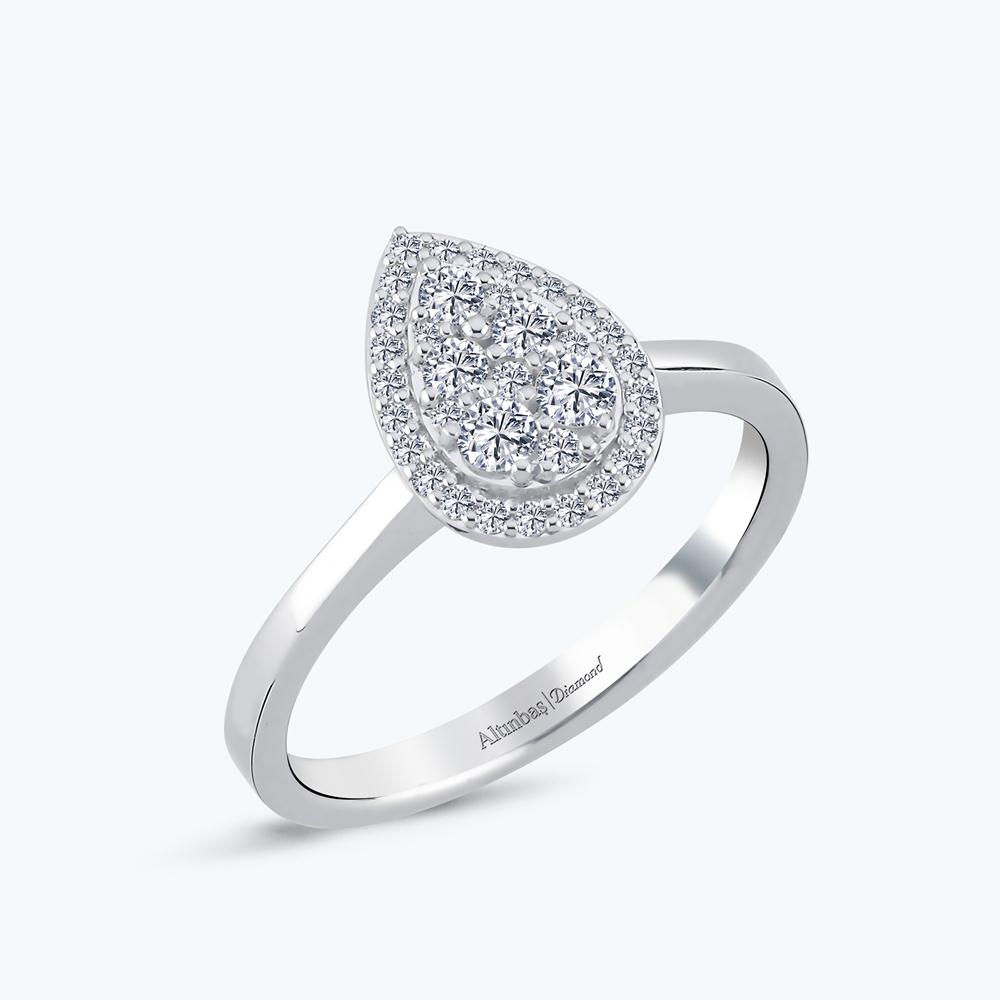 Pırlanta Damla Yüzük