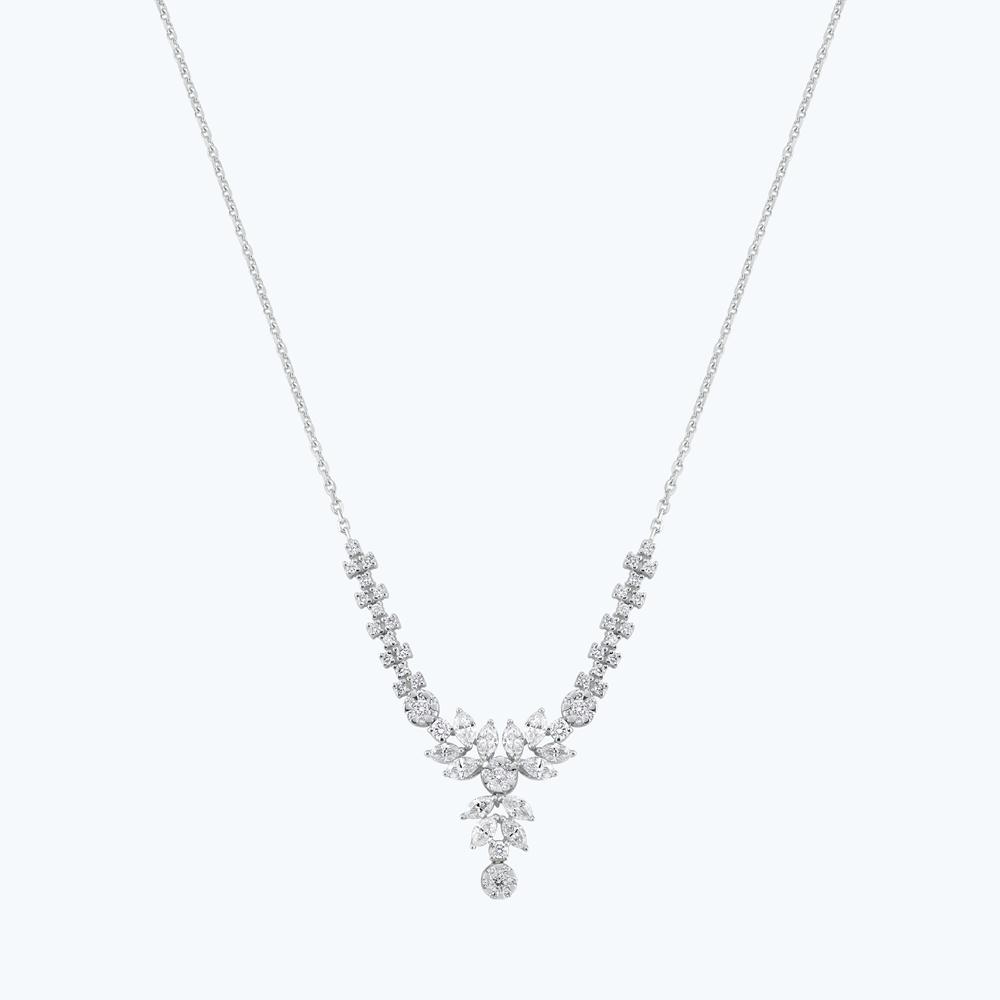 Pırlanta Markiz Kolye