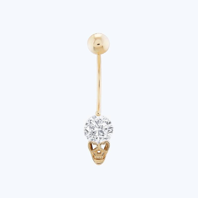 Altın Göbek Piercing - 1