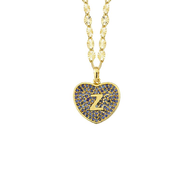 Marin Collier Or Lettre Z